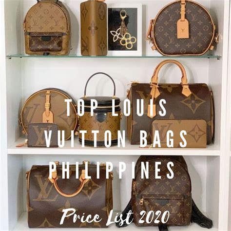 louis vuitton ph price|lv philippines price list.